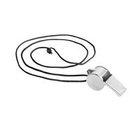 Silbato de emergencia 24 piezas metal Árbitro Deporte Rugby Silbatos acero inoxidable Fútbol Baloncesto Fiesta Entrenamiento Escuela Herramientas porristas(Black)