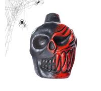 Silbato de esqueleto para profesores, bromas de instrumento de sonido fuerte y nítido, accesorios de calavera gritando bromas coleccionables para aula, cosplay, evento, fiesta, día festivo