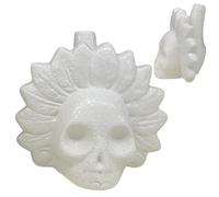 Silbato de grito azteca, silbato con humano, silbatos alto decibelio, efecto grito realista, auténtico azteca con diseño antiguo, silbatos de sonido fuerte estilo único para