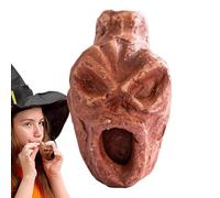 Silbato de grito humano, silbato para aliviar el estrés, imita a los humanos gritos para Halloween, silbato creativo y fuerte