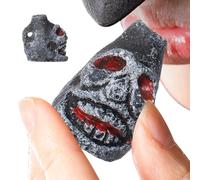 Silbato De Halloween Calavera Azteca - 3,8x2,7x3,6 Cm Silbato De Muerte En