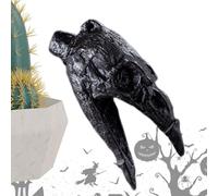 Silbato de la muerte azteca - Decoración de Halloween en forma de de, reproducción auténtica de sonidos de guerra, artefacto cultural coleccionable | Generador de sonido extraño único para