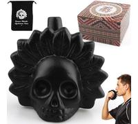 Silbato de La Muerte Azteca, Gritando Real Más de 125 Decibelios Fuertes, Aztec Death Whistle, Silbato de Guerra Azteca Gritando, Silbato Azteca de la Muerte Regalos para Coleccionistas (A)