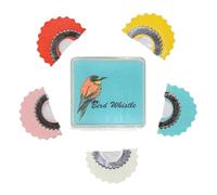 Silbato de llamada de pájaro - Juego de 5 silbatos de chirrido, sonidos mágicos de tweeting de pájaros | Divertidos juguetes para llamar pájaros para niños, silbatos de sonido de curruca resistentes,