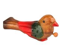 Silbato de madera con llamado de pájaro, decoración musical de ocarina