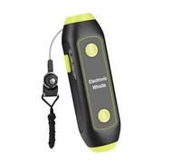 Silbato de mano, silbatos electrónicos | Silbato de senderismo electrónico | Silbato de alto volumen con luz LED, silbatos electrónicos con 3 sonidos fuertes diferentes ajustables para árbitros