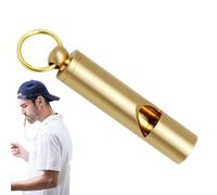 Silbato De Metal De Latón - Llavero De Silbass De Seguridad para Exteriores De Cobre Y Oro | Silbss Ruidoso De Salvavidas para Entrenadores, Profesores, Estudiantes Y Actividades Al Aire Libre