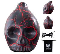 Silbato de muerte azteca - Auténtico grito de sonido humano, silbato de muerte azteca más fuerte, silbato de decoración de Halloween, más de 125 decibelios fuerte, silbato de descompresión (rojo)