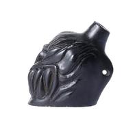 Silbato De Muerte Azteca - Juguete Que Grita Con Calavera Y Colmillos | Nuevo Y Extraño Silbato De Descompresión Complicado Con Forma De Calavera De Halloween | Horror Sound Maker - Regalo De Broma De