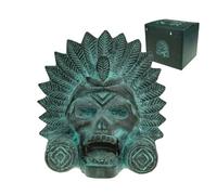 Silbato de muerte azteca "OW" - Produce fuertes gritos similares a los humanos a altos decibelios, diseño coleccionable de bronce antiguo