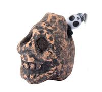 Silbato de muerte azteca, silbato cultural de muerte, calavera de cerámica, sonidos similares a los humanos, auténtico curling de sangre, grito que envía escalofríos por tu columna vertebral silbatos