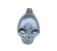 Silbato de Muerte Azteca, Silbato de Grito Muy Fuerte, Ocarina de Doble Cámara, Decoración de Halloween(I)