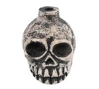 Silbato de muerte azteca, silbato espeluznante portátil de calavera, instrumento de sonido de de cerámica, accesorios extraños de Halloween por casa embrujada, , cosplay y coleccionable