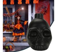 Silbato de muerte gritando | Fantasma gritando horror | Produce fuertes gritos similares a los humanos | Alto decibelio auténtico sonido humano azteca silbato de guerra forma de calavera para