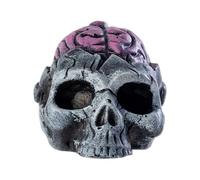 Silbato de muerte, silbato de Halloween, diseño de cerebro aterrador, herramienta de advertencia de broma, efecto de sonido fuerte, ligero y portátil para jóvenes, camping, senderismo, noche, casa