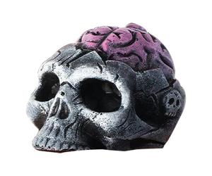 Silbato de muerte - Silbato de supervivencia de Halloween - Diseño en forma de cerebro Adornado Herramientas de advertencia de plagas para acampar Accesorios para fotos Juventud Adultos Niños