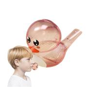 Silbato de pájaro para niños | Silbato transparente para niños que gorjean - Novedad silbato fuerte, divertido silbido del profesor, único generador de ruido para pájaros para