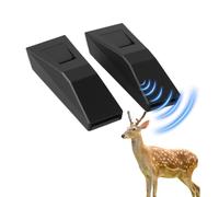 Silbato de - Repelente de animales para coche, alarma de activada por el , generador de sonido de advertencia de animales salvajes con dos emisores de sonido para evitar colisiones