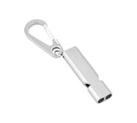 Silbato de seguridad de alto decibelio | Silbato de doble tubo de 120 dB | Silbato portátil al aire libre para senderismo, camping, pesca, supervivencia, rescate, alerta, dispositivo de señal,