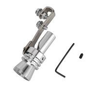 Silbato de sonido turbo, tipo trompeta Tubo de escape universal Tubo de escape BOV V¨¢lvula de descarga Simulador de v¨¢lvula de alivio de presi¨®n Sonido de silbido(L)