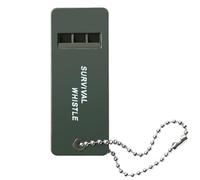 Silbato de supervivencia - Silbato de seguridad con cordón para el cuello, silbato de 3 agujeros de alto decibelio, silbato multiaudio para senderismo, camping, entrenamiento de perros al aire libre