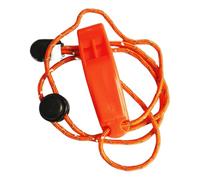 Silbato de supervivencia, silbato de seguridad marina de alto decibelio, silbato marino con cordón, resistente al agua, suministros de supervivencia, equipo de camping para aventuras al aire libre