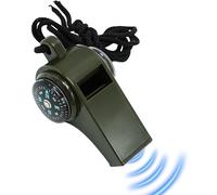 Silbato de supervivencia,Silbato de señal de emergencia al aire libre con cordón - Función de señal pequeña portátil para aventura Caza navegación entrenamiento de mascotas Coaching