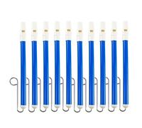Silbato Deslizante 1/5/10 Uds silbato deslizante instrumento Musical barra de amarre flauta música plástica Pvc(Blue 10pcs)