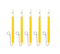Silbato Deslizante 1/5/10 Uds silbato deslizante instrumento Musical barra de amarre flauta música plástica Pvc(Yellow 5pcs)