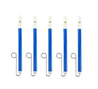 Silbato Deslizante 1/5/10 Uds silbato deslizante instrumento Musical barra de amarre flauta música plástica Pvc(Blue 5pcs)