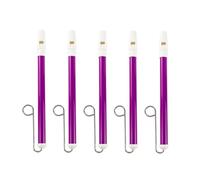 Silbato Deslizante 1/5/10 Uds silbato deslizante instrumento Musical barra de amarre flauta música plástica Pvc(Purple 5pcs)