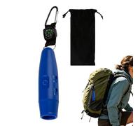 Silbato electrónico, ajustable, 3 de alto volumen con brújula, portátil, para entrenadores de fútbol, árbitros, profesores, entrenamiento deportivo, senderismo al aire libre