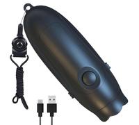 Silbato electrónico con 3 niveles de volumen ajustables - Equipo recargable de alto decibelio | Whistle electrónico de mano para entrenamiento de fútbol y fútbol | de seguridad al aire libre pa