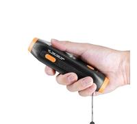 Silbato electrónico de 2ª generación, 120 - 150 dB, batería de 9 V, 99 g | Referee Whistle with SOS Light & Flashlight | histle for Coaches & Soccer (14 x 4,1 x 3 cm)