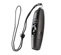 Silbato electrónico: dispositivo de silbido multiusos de mano, ajustable, 3 dispositivos ruidosos diferentes | Silbato eléctrico de gran volumen recargable por USB con cordón y luz para control de trá