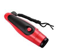 Silbato electrónico Yeyll - Silbato eléctrico de mano de 3 tonos de gran volumen con cordón ajustable para entrenadores de árbitros, profesores de P.E, marina, policía, camping al aire libre