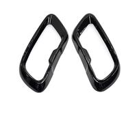 Silbato Escape Coche Para X5 G05 2019-2025 Tubo Escape Silenciador Embellecedor Portón Trasero Punta Boquilla Externa Capó De Escape 1 Par(Negro)