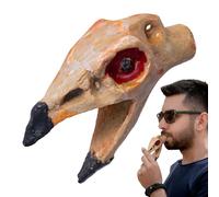 Silbato fuerte - 8.4x3.4x5cm, Crow Skull | Gritos fuertes - auténtico sonido humano gritando | Whistle Toy - Fabricante de ruido portátil para el juego de sala de escape