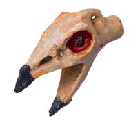 Silbato gritando | Colgante de calavera de cuervo de terror | Fabricante de ruido que suena escalofriante, juguete de broma para casa encantada