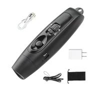 Silbato Manual, silbato electrónico | Gadget de silbato Multiples-upose aborigen ajustable 3 Gadget fuerte diferente - Seguridad Deportiva al aire libre silbato USB recargable con cordón y la
