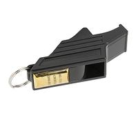 Silbato Mortun Rendimiento de Alta Frecuencia Silbato de árbitro Deportivo Ajustable para Deportes de Ocio (oro negro)