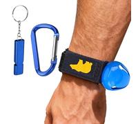 Silbato para Osos para Senderismo | Silbato De Alerta Animal Fuerte - Protección para Osos En Senderismo con Mosquetón - para Collar De Mascota Hombres Supervivencia Ciclismo Aire Libre