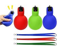 Silbato para perro, paquete de 3 silbatos de mano, instrucciones deportivas, silbatos de mano con cuerda, entrenador profesional de perros, entrenadores deportivos, cuerno deportivo, herramientas de