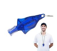 Silbato para profesores, Silbato deportivo de árbitro con cuerda nuclear, Suministros de entrenamiento con silbato fuerte de fútbol, forma de delfín de más de 130 decibelios para senderismo, entrena