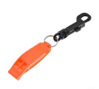 Silbato práctico para senderismo, camping, buceo, kayak y escenarios de rescate al aire libre con diseño eficiente de flujo de aire (naranja)