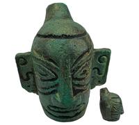 Silbato Retro: Accesorio De Arcilla Para Halloween De 2,99 X 2,36 X 3,62 Pulgadas, Silato Antiguo Que Grita, Juguete De Broma Divertido | Silbato De Civilización Retro Vintage Para Decoración De Fies