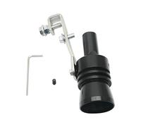 Silbato turbo, tubo de escape KACEPAR BOV Válvula simuladora de aluminio Tubo de escape universal Silbato turbo Tubo de escape de repuesto Silbato de sonido turbo