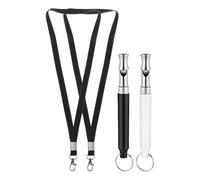 Silbato ultrasónico para perros, 2 Piezas, Silbato Ahuyenta Perros con Cordón, herramienta antiladridos y educación canina portátil, para perros para todas las razas, para Control de Ladridos