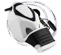 Silbato y correa para la muñeca Fox 40 Epik de Fox Head; empuñadura de boca acolchada (CMG), blanco