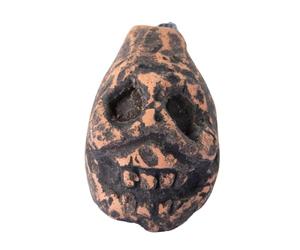 Silbatos de muerte gritando | Creación de ambiente de Halloween | Silbato de muerte azteca | Calavera azteca humana fuerte | Silbato de sonido de terror | Silbato de calavera tribal | Silbato de